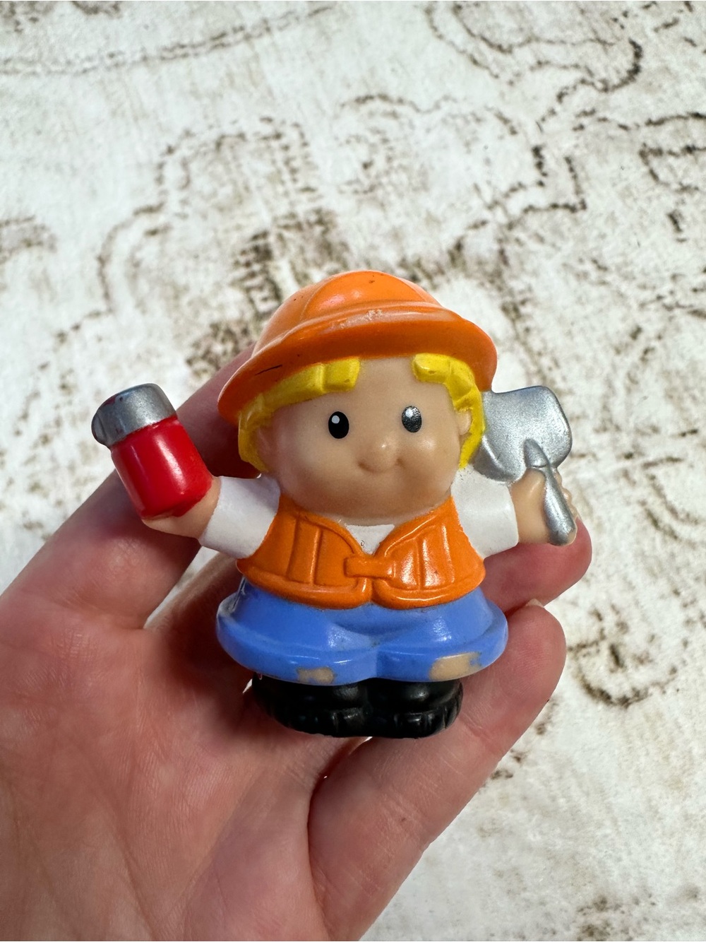 Fisher Price Little People Construction Worker 2002